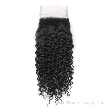 Types Raw Virgin Indian Hair Bulk Human Hair Cheap Brazilian Hair Lace Closure